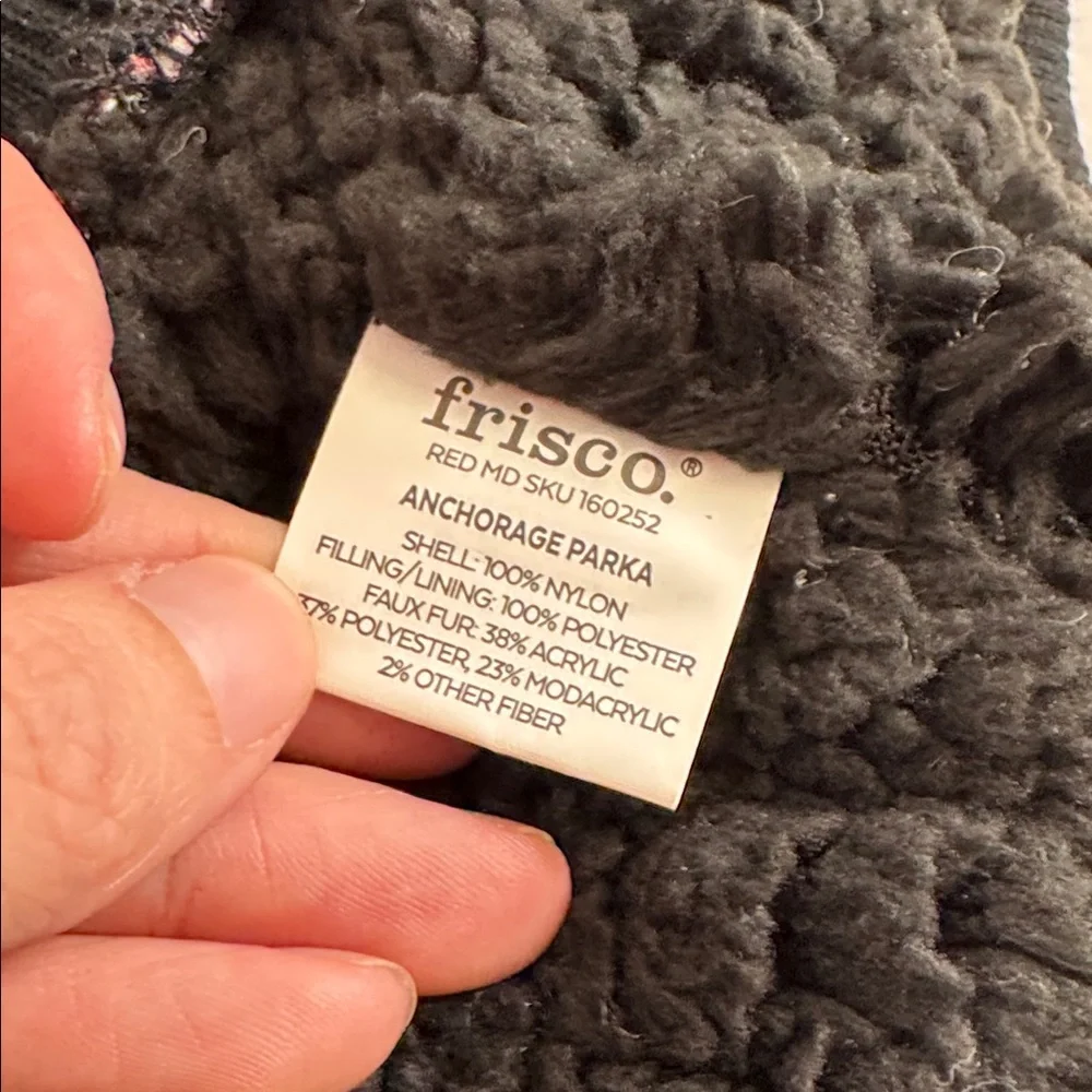 Frisco Anchorage Parka with Faux Fur Hood - size Medium